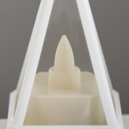 Spinker "Pyramid" LED 1W 3xlr1103 White 4.5x8x12.5cm Risalux-4