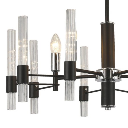 Supreme chandelier, 5x40W E14, black color-2