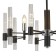 Supreme chandelier, 5x40W E14, black color