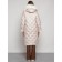 Coat insulated winter female, size 46, beige color
