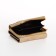 Women's wallet on the button, beige color