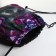 Back for shoes on the lace, black/lilac color