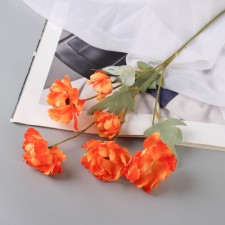 Цветы искусственные "Космея махровая" 8х58 см, оранжевый