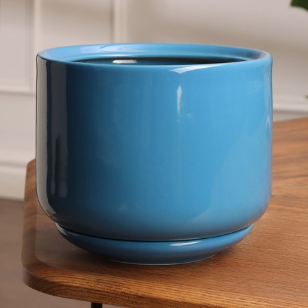 Flower pot "Orpheus No. 3" 3 l, blue