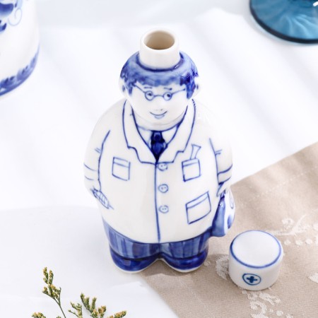 Snoof "does not hurt", 0.25 liters, 14.5 cm, gzhel-5