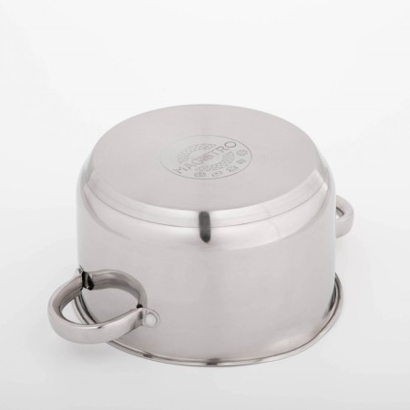 Magistro klimena stainless steel pan, 3.5 l, lid-durglang, plum nose, capsule, induction-3