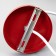 Lamp Bayerlux "Geometry" E27 1x40W red 35x35x35-135 cm