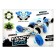 Radio -controlled machine "Combolation - transformer", works on the battery, the color is blue