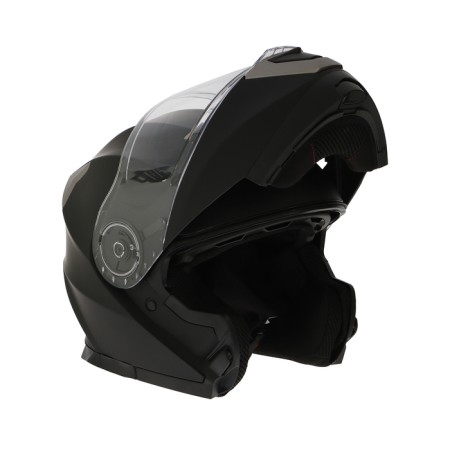 Modular helmet with two visors, size M (57-58), model-BLD-160E, black matte-3