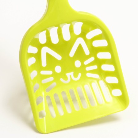 Figure scoop "Cat" with an ergonomic pen, 28 x 10 cm, green-3