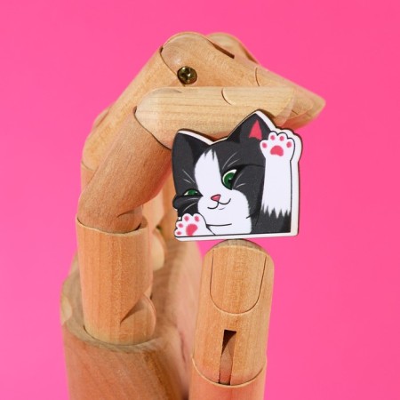 Wooden icon "I have paws", 3 x 2.9 cm-3