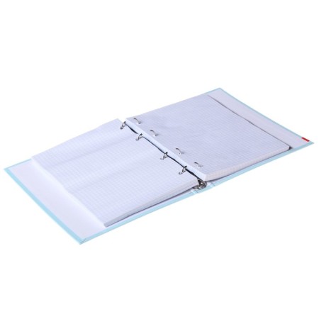Notebook on rings, 160 sheets in the “Arbuziki” cage, hard cover, glossy lamination, with a change of block-4