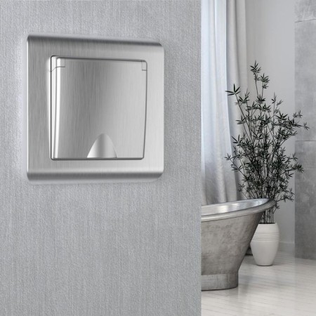 Frame for 1 post WL12-FRAME-01, silver color-3