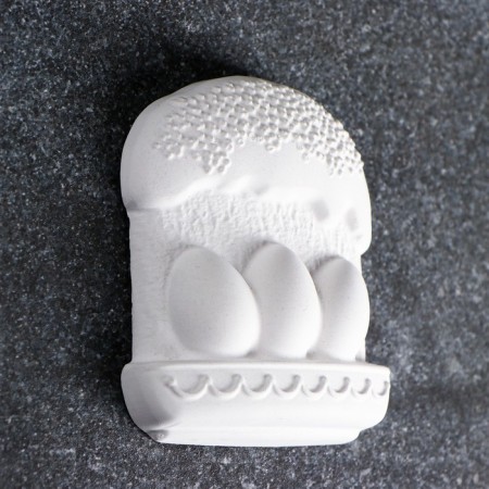 Figure for coloring "Easter cake" 9x6cm-1