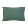 Ethel pillow, 30x50+1 cm, dark green, 100% cotton