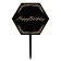 Topper "Happy Birthday", black color