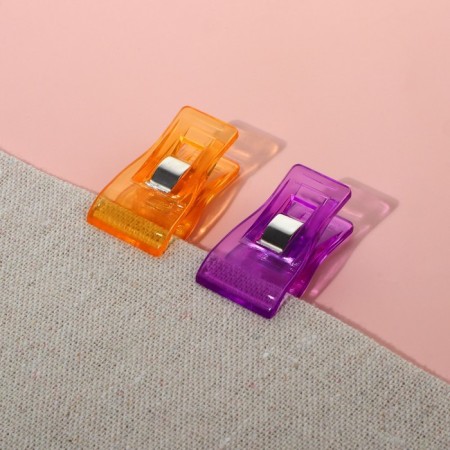 Clips for cut, 3.4 cm, 5 pcs, colorful color-3