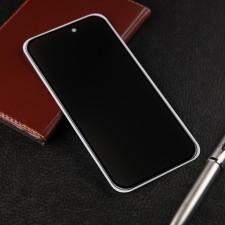 Protective glass for the iPhone 15, Antishpion, 9h, 0.33 mm, black frame
