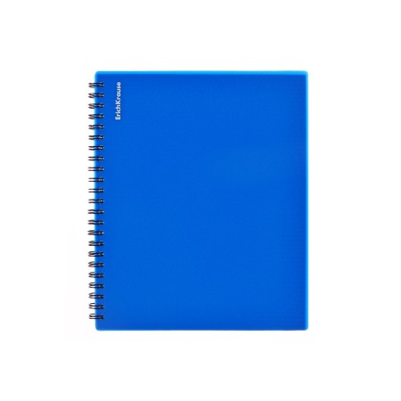 Notebook A5, 80 sheets in the cage on the crest Erichkrause "Glance Vivid", plastic cover, offset block, whiteness 100%, mix-11