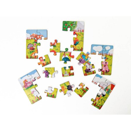 Puzzle "Morning in the village"-5