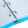 Notebook on rings A5 120 sheets in Calligrata cage is blue, plastic cover, offset unit
