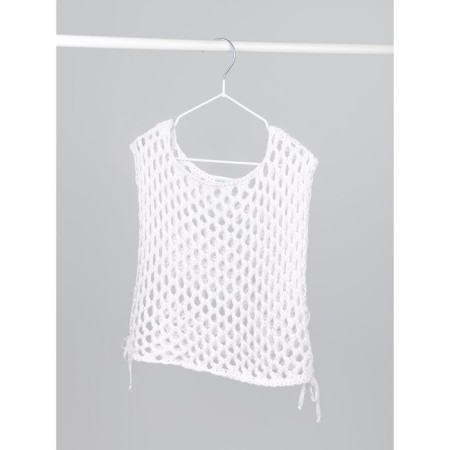 Knitted children's vests Amarobaby Mesh, height 128 cm, white color-13