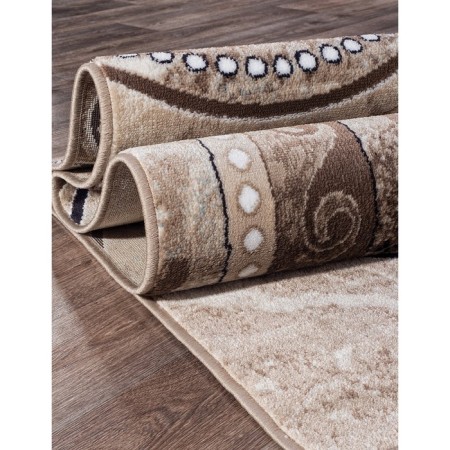 Rectangular carpet Merinos Valencia Deluxe, size 250x500 cm, color Brown-1
