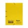 Archive folder on gum Calligrata, microhofrocarton, 75 mm, up to 700 l, yellow