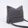 Bag Cross-Bodi with a zipper, gray color