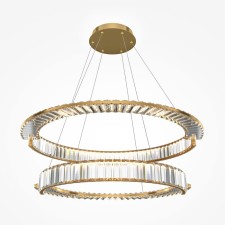 Suspension lamp Maytoni P097PL-L90G4K, 2XLED, 90W, 80.5x80.5x147.6 cm, 6000lm, color gold