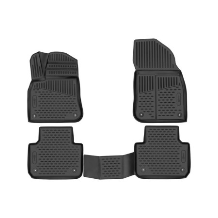 3D mats in the salon for Volkswagen Touareg (III) 2018-, 4 pcs.