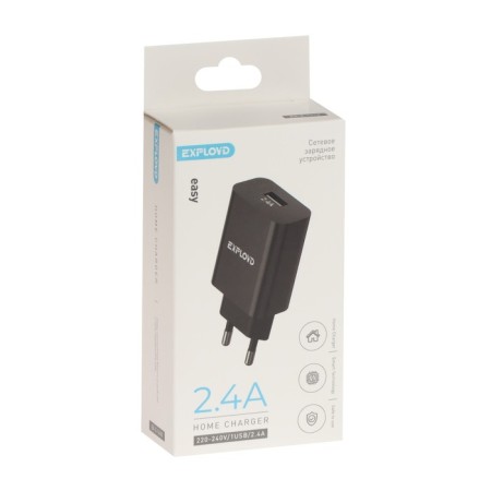 EXPLOYD EX-Z-1418, 1 USB, 2.4 A, black network-4
