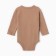 Боди с длинным рукавом Крошка Я, BASIC LINE, рост 68-74 см, цвет коричневый