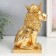 Souvenir Polystone SPRAGE "Golden Leo in the Crown" 24.5x14x11.5 cm 9672039