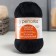 Yarn "Natural cotton" 100% cotton 425m/100g (02-black)