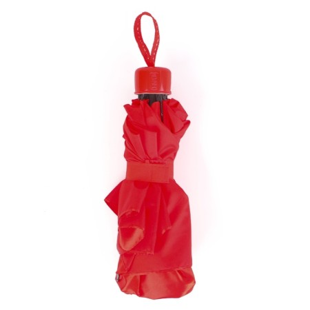 Mechanical “monoton” umbrella, satin, 4 additions, 8 spokes, r = 49 cm, red color-8