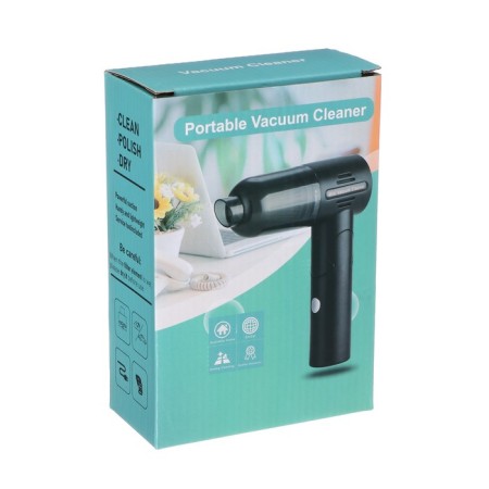 Car vacuum cleaner with air vents, mini, wireless, 2 nozzles, 50 watts, 12 V-6