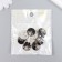 Decor for creativity plastic "Flower in a circle with a rhinestone" black, gold 0.3x1.8x1.8 cm