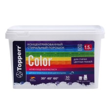 Topperr Color washing powder for colored fabrics, concentrate, 1.5 kg