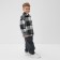 Children's shirt kaftan insulated, gray color, size 30 (98-104 cm)