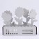 Diamond embroidery "Flowers with butterflies" Interior decor