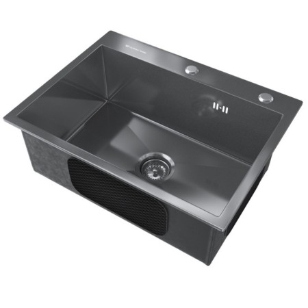 The kitchen washing Ulgran Steel, 500x450 mm, brushed steel