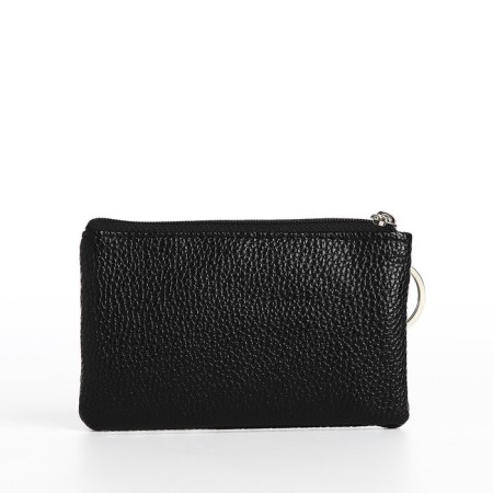 Wallet - a keyboard with a zipper, size 12x1x7.5 cm, black color-1