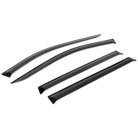 Window deflectors Autoflex, Kia Ced III hatchback 2018-n., Acryl, 4 pcs., 828108