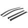 Window deflectors Autoflex, Kia Ced III hatchback 2018-n., Acryl, 4 pcs., 828108