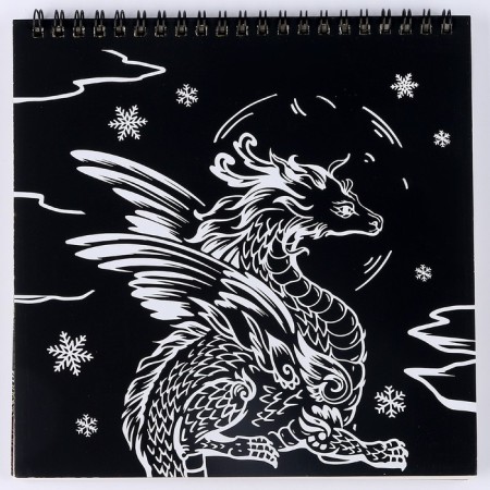 Substanton Glum-coloring "Dragons", 19 x 19 cm-3