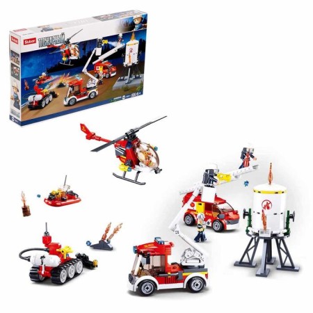 Designer Fireman "Fire at the oil depot", 490 parts
