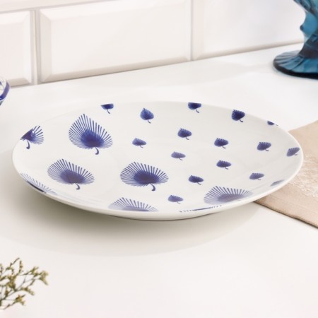 Plate "Romance Fantasy", D-240mm, Neo Gzhel-1