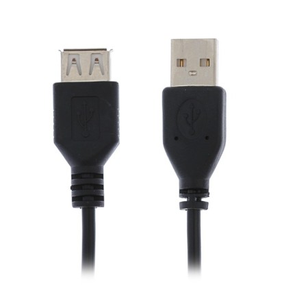 Garrison Darison cable GCC-USB2-amaf-1.8M, USB2.0, A (M) -A (F), 1.8 m, black
