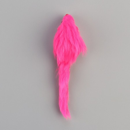 Mouse fur plane 6.5 cm, pink-2